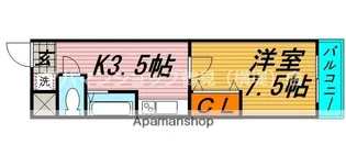 エリセラ 門真南【2階】の間取り