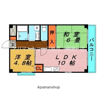メゾンボルタ【5階】の間取り