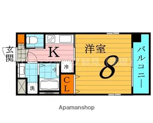 フォレストガーデン 蒲生 Ⅲ【803h号室】の間取り