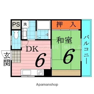 大阪府大阪市鶴見区横堤3丁目【マンション】の間取り