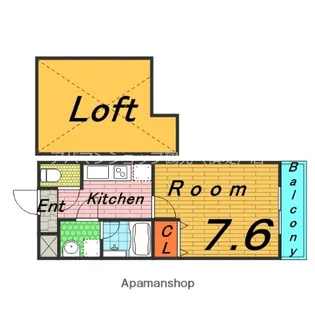 ハートハイム【2階】の間取り