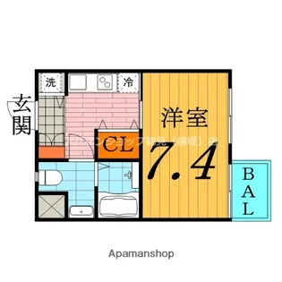 GROOVE 城東【1階】の間取り