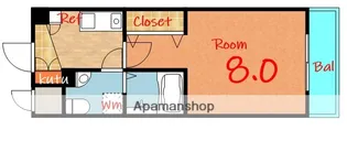 プラディオ徳庵 セレニテ【5階】の間取り