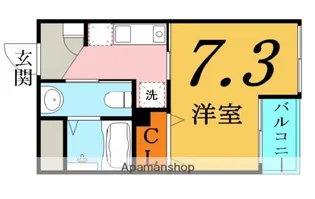 プリマヴェーラ今津【1階】の間取り