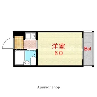 レアレア徳庵17番館【2階】の間取り