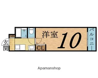 オリエンタル 楠根【3階】の間取り