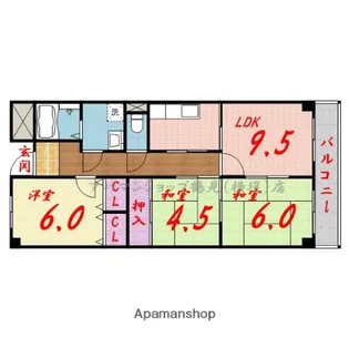 メゾンプロープル【2階】の間取り