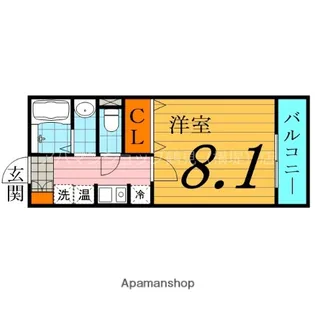 ピュアライズ(諏訪)【4階】の間取り