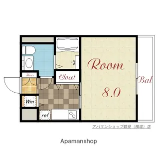アクエルド緑地公園【4階】の間取り
