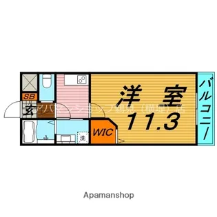 グレイスパルコート【2階】の間取り