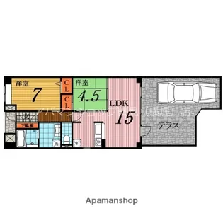AXIA COURT【1階】の間取り