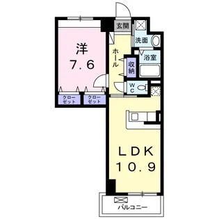 グランユニゾン【1階】の間取り