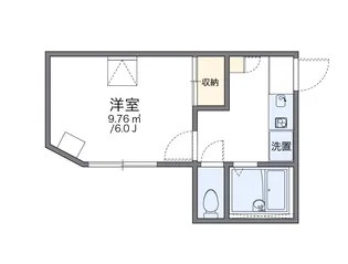 レオパレスリベルテ【2階】の間取り