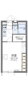 レオパレスプリフェール【1階】の間取り
