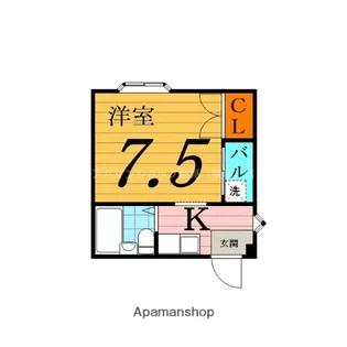 おしゃれ 館【2階】の間取り