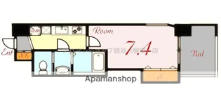 LUXE 鶴見【8階】の間取り