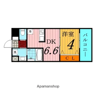 WOB京橋【8階】の間取り