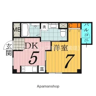 第8美和マンション【2階】の間取り