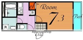 リトレ徳庵【3階】の間取り