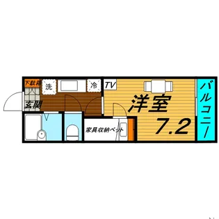 レオパレス愛【306号室】の間取り