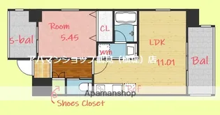 プレジオ 城東中央【2階】の間取り