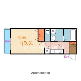 CASA徳庵【3階】の間取り