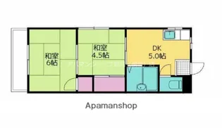 コーポ村井【3階】の間取り