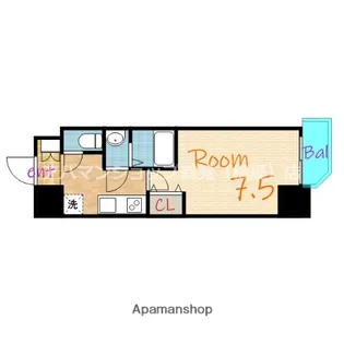 MARKST鶴見【2階】の間取り