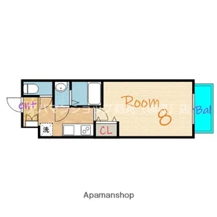 MARKST鶴見【2階】の間取り