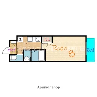 MARKST鶴見【9階】の間取り