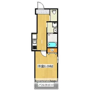 KTIレジデンス蒲生【3階】の間取り