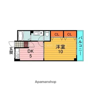 レジデンス鶴見緑地2番館【3階】の間取り