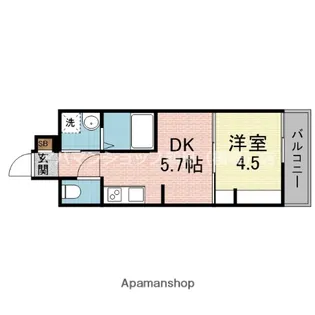 GARDENIA鶴見【10階】の間取り