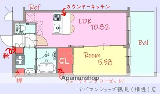 PHOERME(フェルム)城北公園(シロキタコウエン)【8階】の間取り