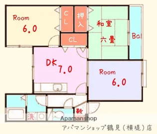 エステートピアコーワ【2階】の間取り