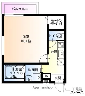 フジパレス緑二番館【2階】の間取り