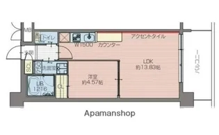 大阪府大阪市鶴見区鶴見4丁目【マンション】の間取り