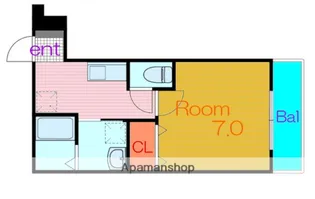 フジパレス今津中Ⅲ番館【2階】の間取り