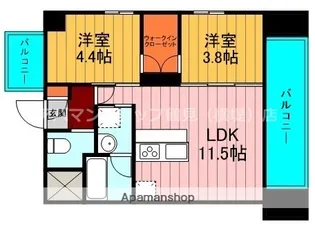 GIOIA ALTIRI【12階】の間取り