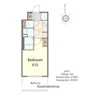 大阪府東大阪市高井田西6丁目【マンション】の間取り