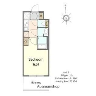 大阪府東大阪市高井田西6丁目【マンション】の間取り
