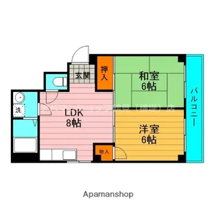 パークサイドHIRO【3階】の間取り