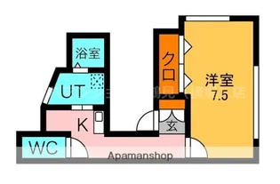 GM GAMOU EAST【3階】の間取り