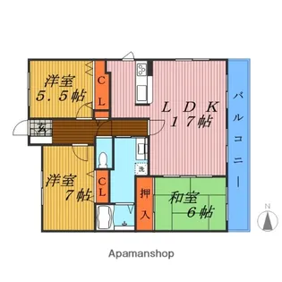 リッツプラザ城東【11階】の間取り