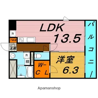 大阪府大阪市鶴見区今津北2丁目【マンション】の間取り