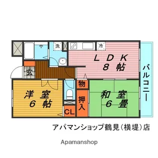 ラリヴェールレスト【3階】の間取り