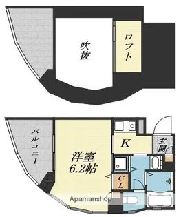 エステムコート新大阪3ステーションプラザ【4階】の間取り