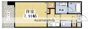グランシス江坂【8階】の間取り