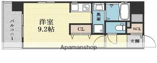 クレアート新大阪パンループ【8階】の間取り