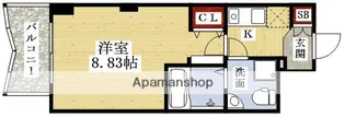 セレニテ新大阪弐番館【13階】の間取り
